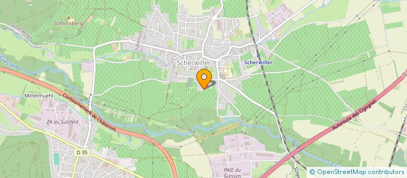 localisation de l'entreprise FINANCIERE JLV  SCHERWILLER