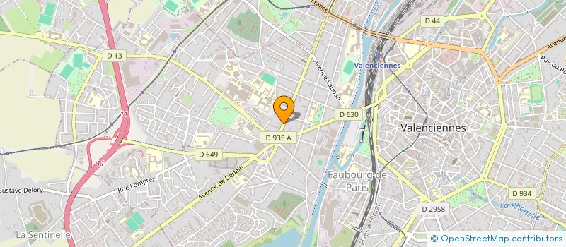 localisation de l'entreprise FINANCIERE JM  VALENCIENNES