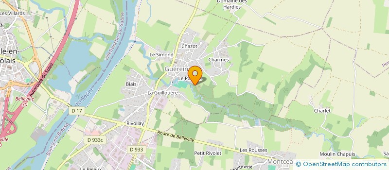 localisation de l'entreprise FINANCIERE JMLE  GUEREINS