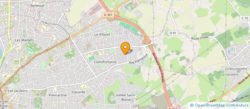 localisation de l'entreprise FINANCIERE JMP à LE MANS