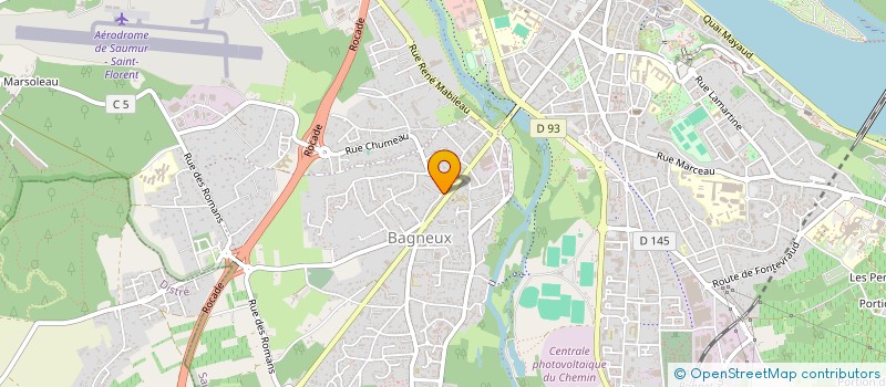 localisation de l'entreprise FINANCIERE JMREIX  SAUMUR