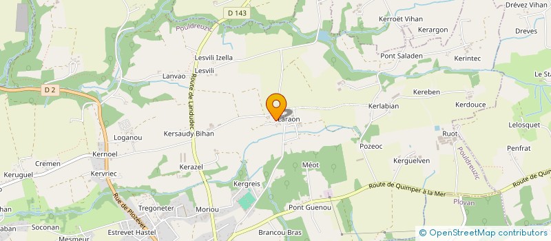 localisation de l'entreprise FINANCIERE JMT  POULDREUZIC