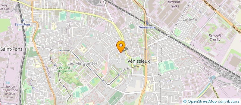 localisation de l'entreprise FINANCIERE JPC  VENISSIEUX