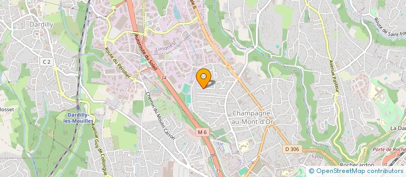 localisation de l'entreprise FINANCIERE JPC à CHAMPAGNE-AU-MONT-D'OR