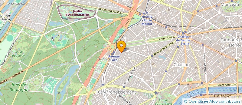 localisation de l'entreprise FINANCIERE JPLB  PARIS