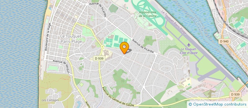 localisation de l'entreprise FINANCIERE JRJ à LE TOUQUET-PARIS-PLAGE