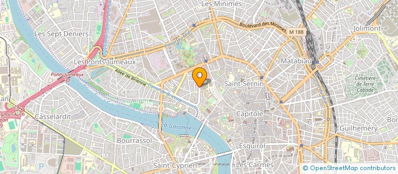 localisation de l'entreprise FINANCIERE JULES VEDRINES à TOULOUSE