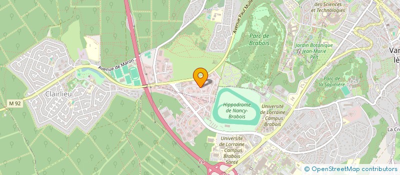 localisation de l'entreprise FINANCIERE JULIE  VILLERS-LES-NANCY