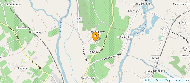 localisation de l'entreprise FINANCIERE KALINKA à CHATEAUNEUF-SUR-CHARENTE