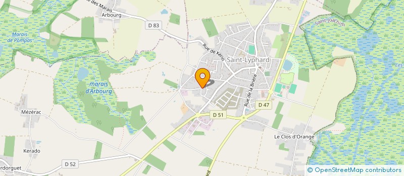 localisation de l'entreprise FINANCIERE KERANGELIQUE à LA BAULE-ESCOUBLAC