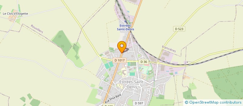 localisation de l'entreprise FINANCIERE KH  ESTREES-SAINT-DENIS