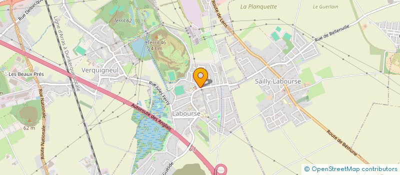 localisation de l'entreprise FINANCIERE KOKA  BETHUNE