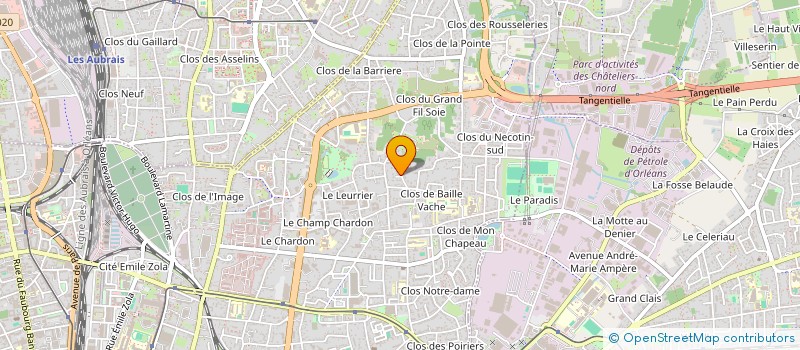 localisation de l'entreprise FINANCIERE KOLODZIEJSKI à ORLEANS