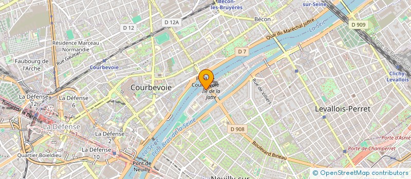 localisation de l'entreprise FINANCIERE LA BOETIE à NEUILLY-SUR-SEINE