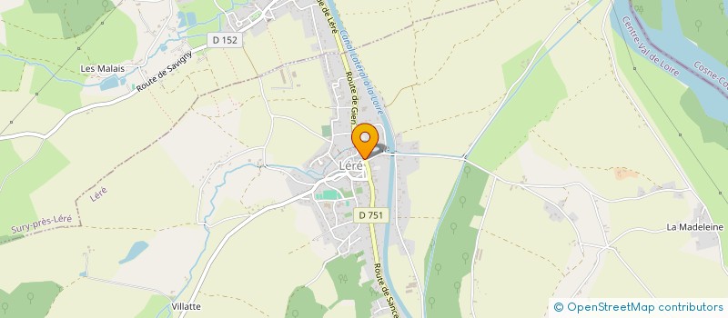 localisation de l'entreprise FINANCIERE LA JUDELLE  LERE