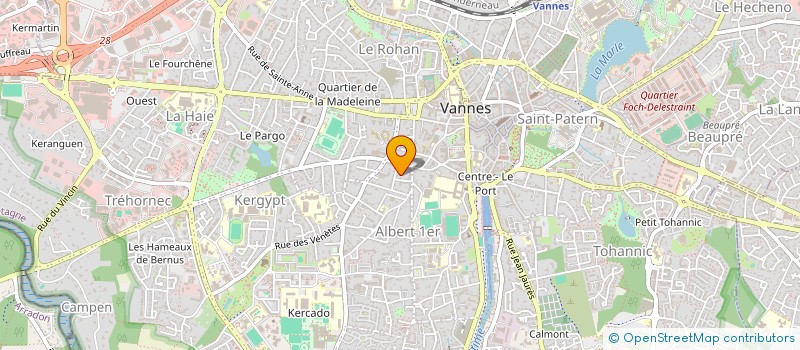 localisation de l'entreprise FINANCIERE LA MONTAGNE à VANNES