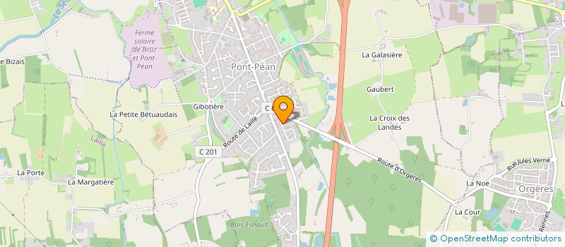 localisation de l'entreprise FINANCIERE LA PASSAGERE  PONT-PEAN