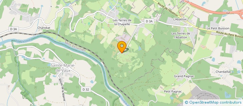localisation de l'entreprise FINANCIERE LA VALETTE à SAINT-VICTURNIEN