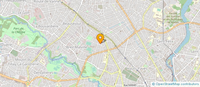 localisation de l'entreprise FINANCIERE LABREGE à NANTES