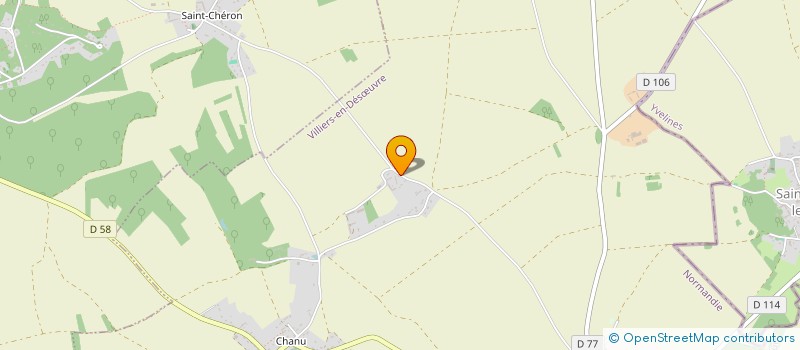 localisation de l'entreprise FINANCIERE LACLIE  VILLIERS-EN-DESUVRE