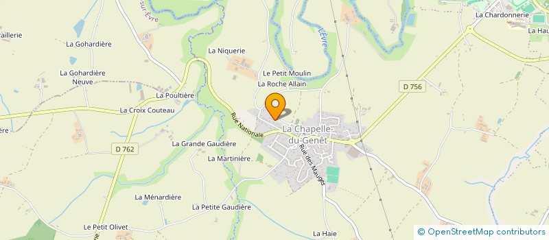 localisation de l'entreprise FINANCIERE LAFOIS à BEAUPREAU-EN-MAUGES