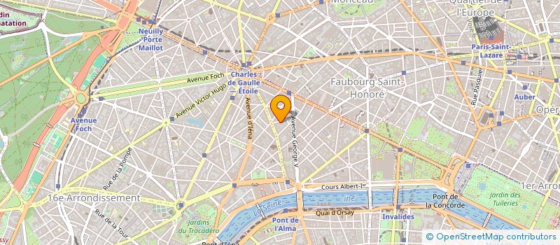 localisation de l'entreprise FINANCIERE LAMARTINE  PARIS