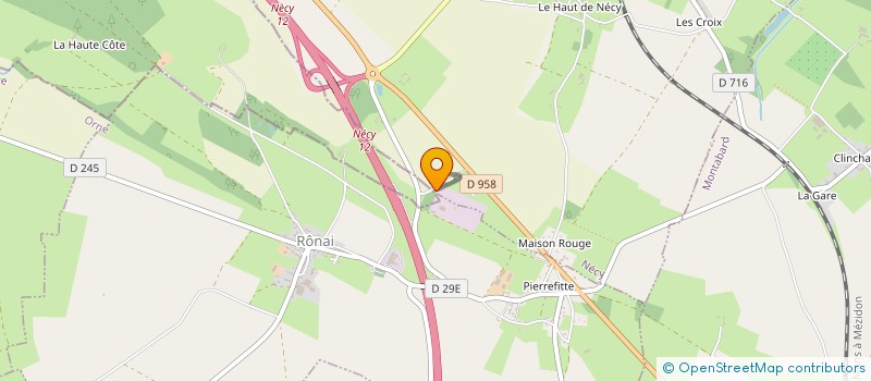 localisation de l'entreprise FINANCIERE LAMBERT à NECY