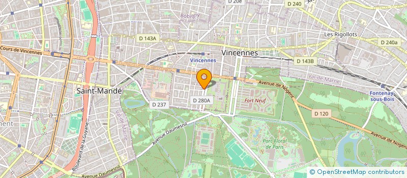 localisation de l'entreprise FINANCIERE LANGUEDOCIENNE à VINCENNES