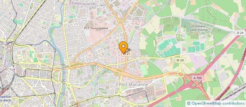 localisation de l'entreprise FINANCIERE LANGUEDOCIENNE SA à MONTPELLIER