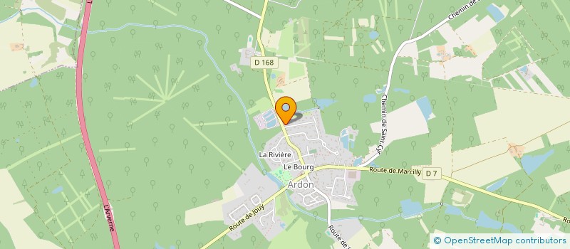 localisation de l'entreprise FINANCIERE LASNIER DU CLOS à ARDON