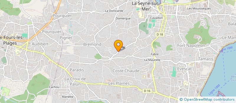 localisation de l'entreprise FINANCIERE LAURIE  LA SEYNE-SUR-MER