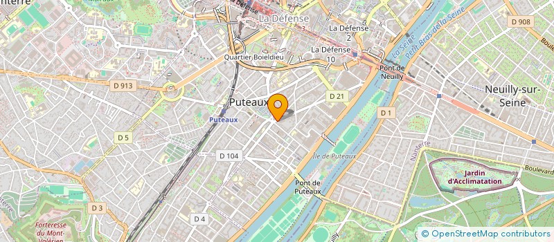 localisation de l'entreprise FINANCIERE LB  PUTEAUX