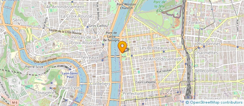 localisation de l'entreprise FINANCIERE LC à LYON