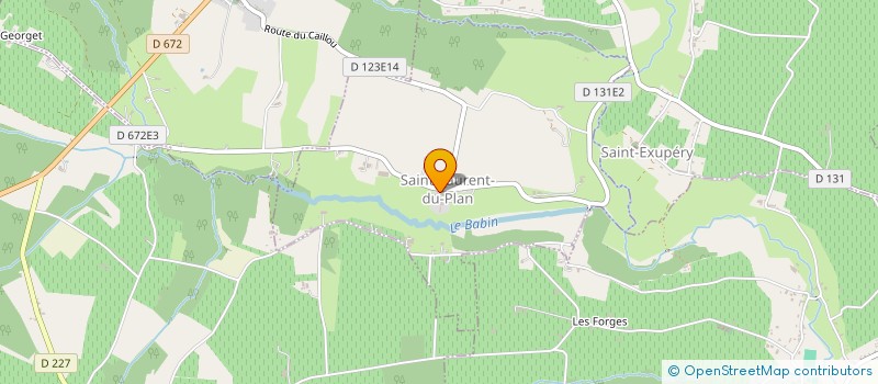 localisation de l'entreprise FINANCIERE LD  SAINT-LAURENT-DU-PLAN