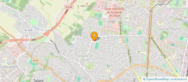 localisation de l'entreprise FINANCIERE LDS à FONTAINE-LES-DIJON