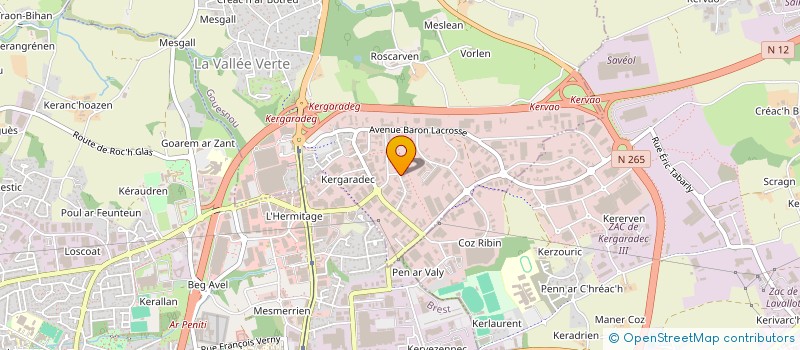 localisation de l'entreprise FINANCIERE LE GUENNEC à GOUESNOU