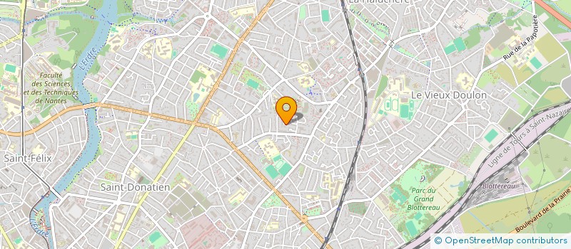 localisation de l'entreprise FINANCIERE LE HARS à NANTES