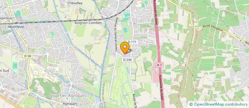 localisation de l'entreprise FINANCIERE LE HEBEL  CHAMONIX-MONT-BLANC