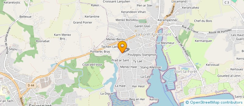 localisation de l'entreprise FINANCIERE LE LOUPP  LA FORET-FOUESNANT