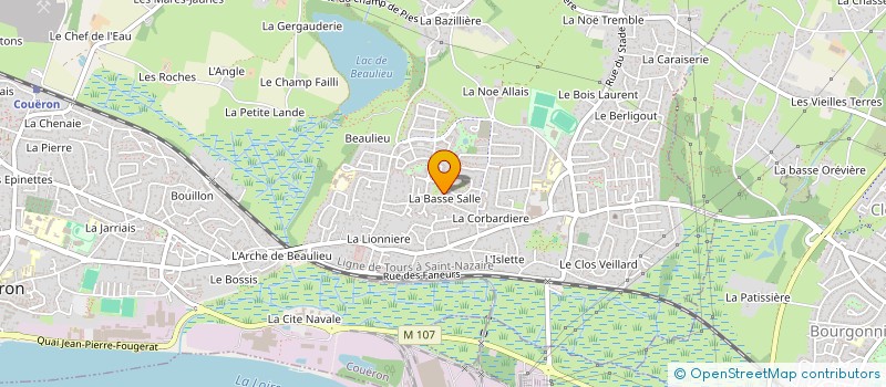 localisation de l'entreprise FINANCIERE LE PRIOL à COUERON