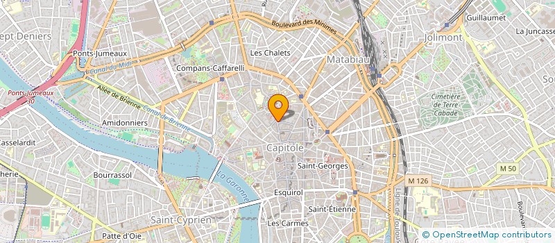 localisation de l'entreprise FINANCIERE LE SHERPA  TOULOUSE