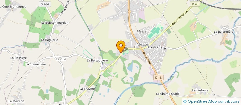localisation de l'entreprise FINANCIERE LEBOSSE à MESSEI