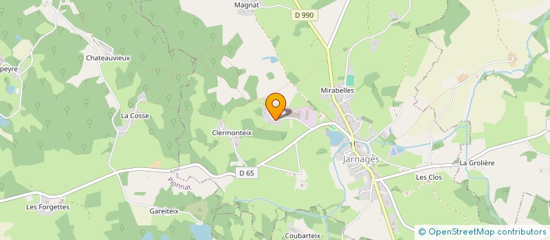 localisation de l'entreprise FINANCIERE LECOMPTE à JARNAGES