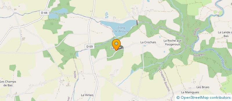 localisation de l'entreprise FINANCIERE LEFEUVRE  LA CHAPELLE-BOUEXIC