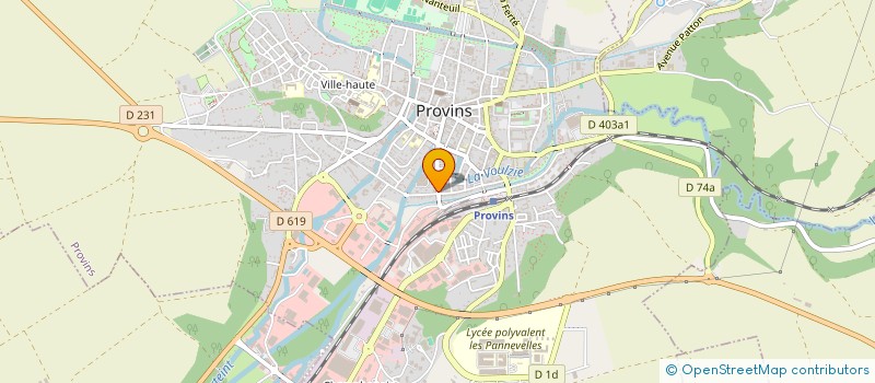 localisation de l'entreprise FINANCIERE LEGRAND à PROVINS