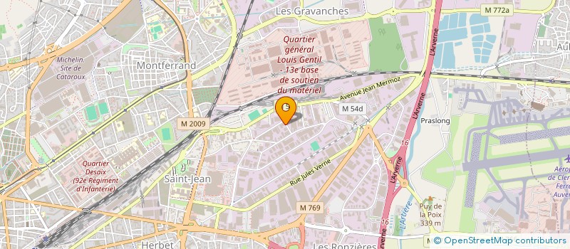 localisation de l'entreprise FINANCIERE LEMALE  CLERMONT-FERRAND