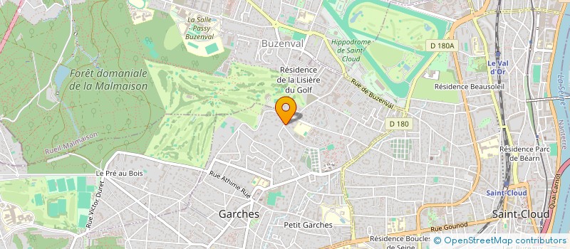 localisation de l'entreprise FINANCIERE LEROUGE à GARCHES