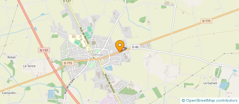 localisation de l'entreprise FINANCIERE LEROUX à SAINT-VINCENT-DES-LANDES