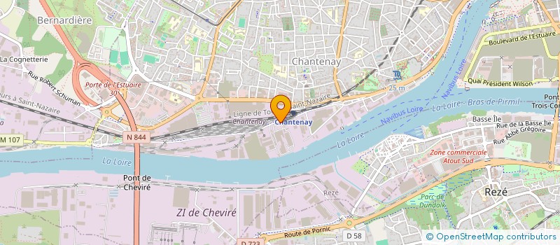 localisation de l'entreprise FINANCIERE LEROUX ET LOTZ à NANTES