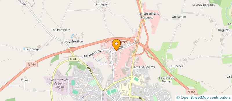 localisation de l'entreprise FINANCIERE LES DEUX PIES à LOUDEAC